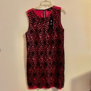 ABS by Allen Schwartz Floral Crochet Dress- NWT